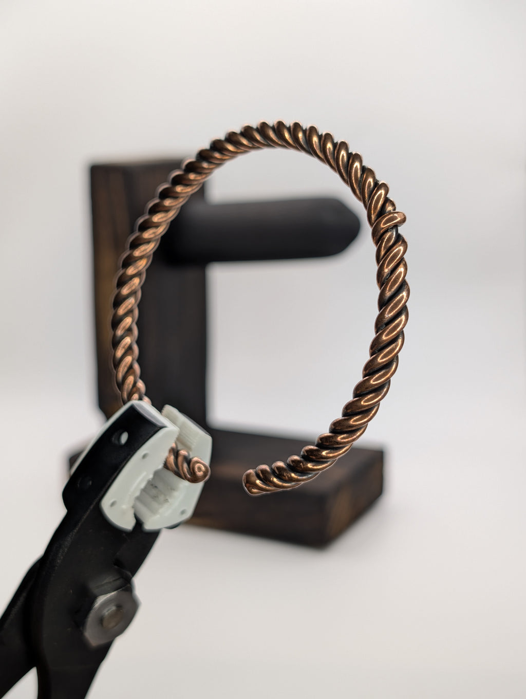 Handmade Copper Cuff Bracelet | 3-Strand Twisted | Heavy Gauge
