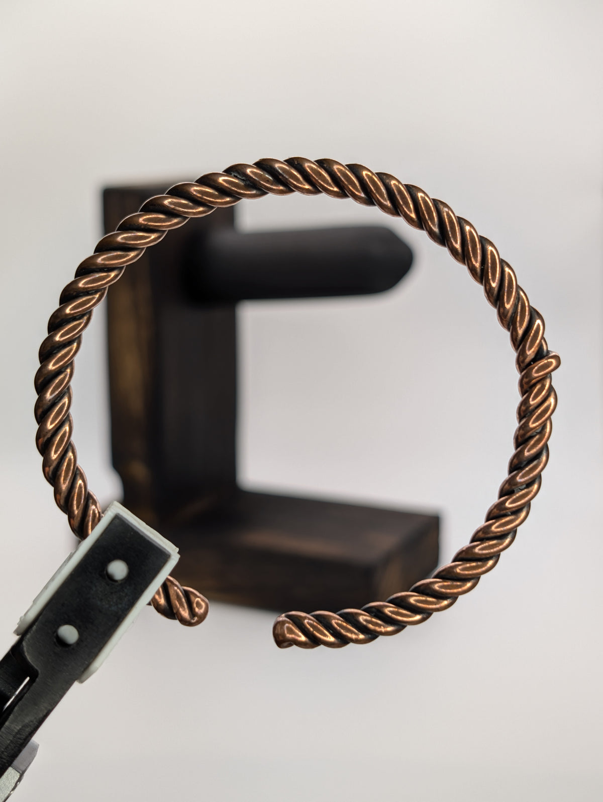 Handmade Copper Cuff Bracelet | 3-Strand Twisted | Heavy Gauge