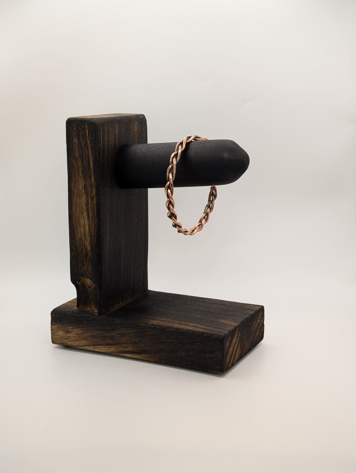 Handmade Braided Copper Cuff Bracelet | 3-Strand Weave | 12 AWG