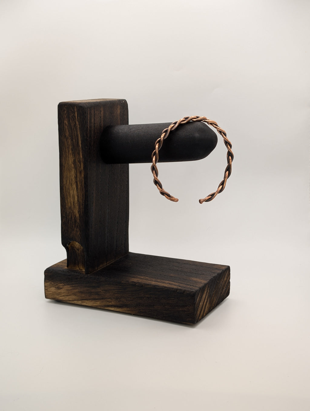 Handmade Braided Copper Cuff Bracelet | 3-Strand Weave | 12 AWG