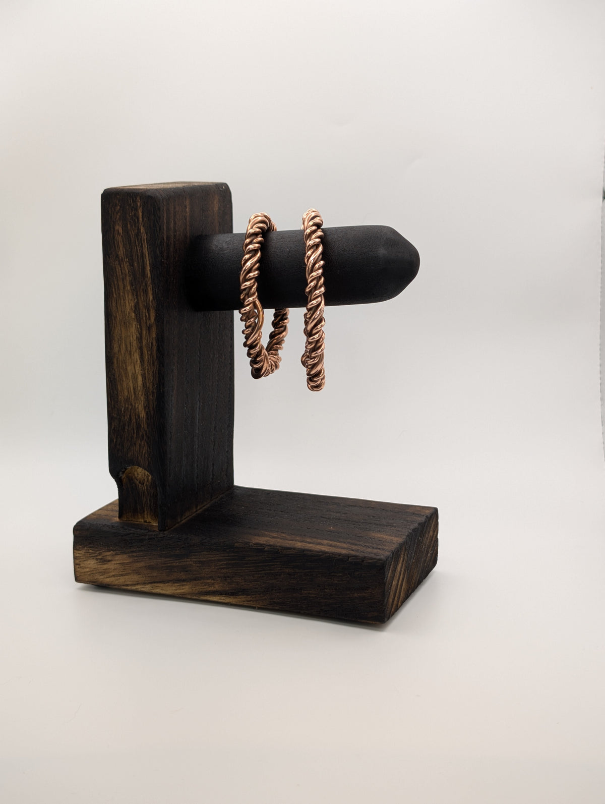 Handmade Dual-Gauge Copper Cuff | 5-Strand Hybrid Twist | 10 & 12 AWG
