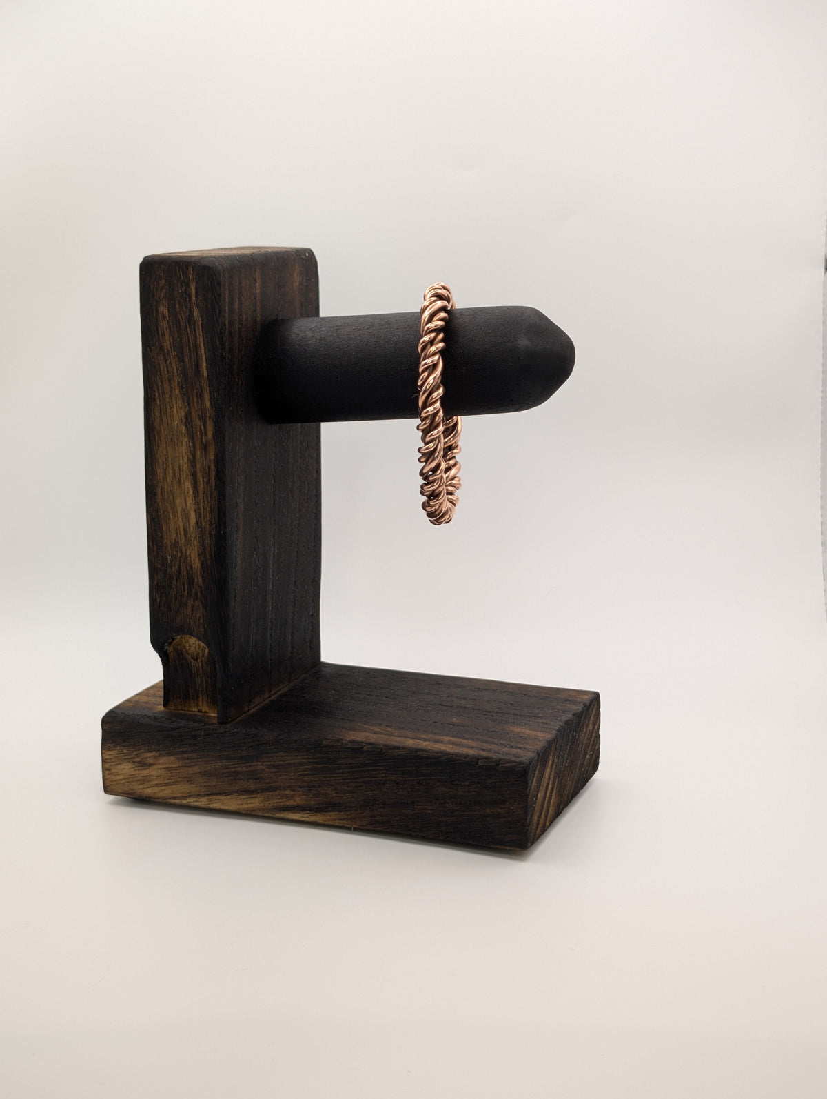 Handmade Dual-Gauge Copper Cuff | 5-Strand Hybrid Twist | 10 & 12 AWG