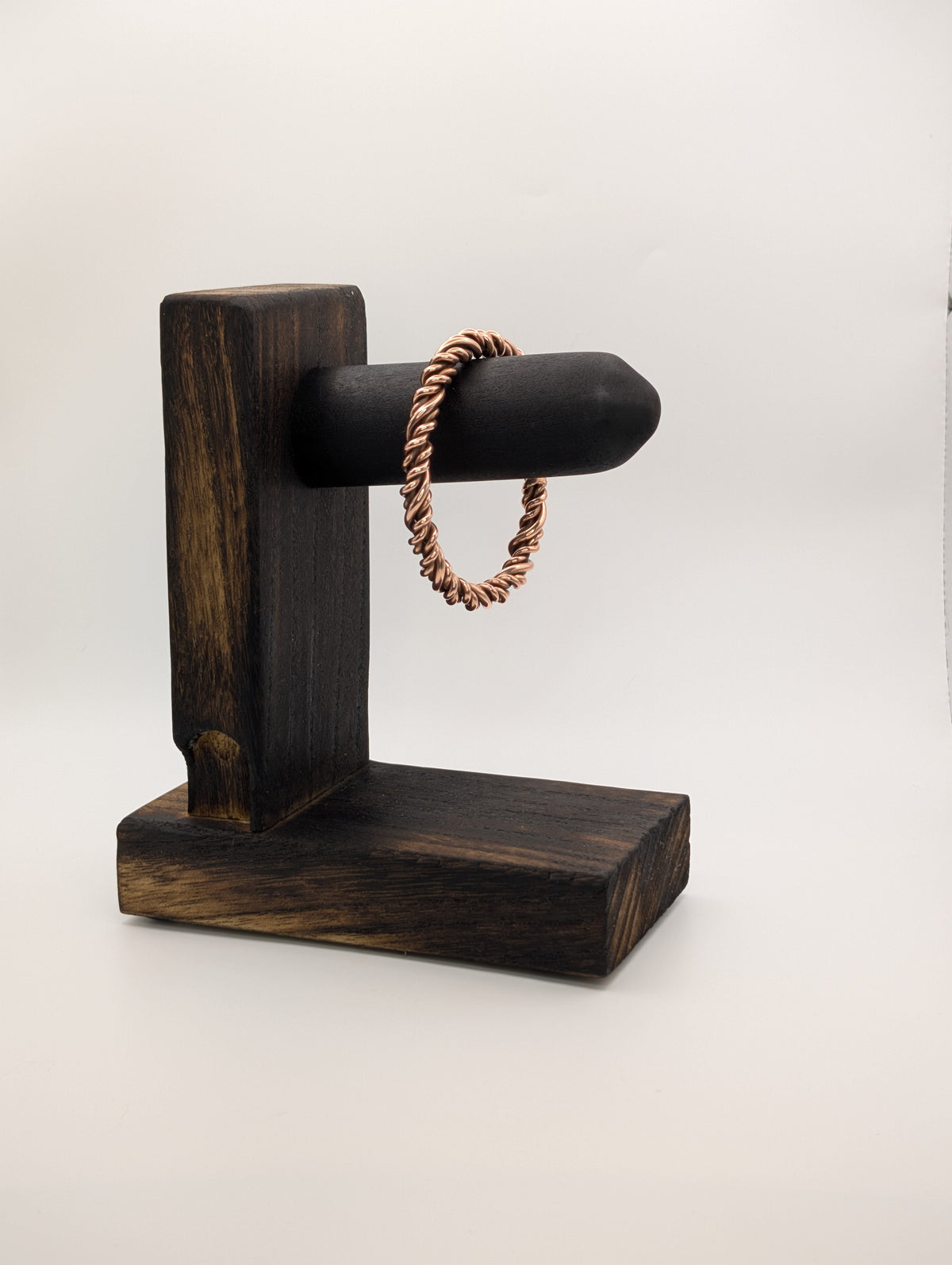 Handmade Dual-Gauge Copper Cuff | 5-Strand Hybrid Twist | 10 & 12 AWG