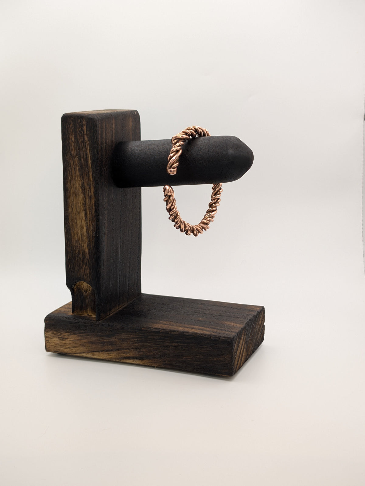 Handmade Dual-Gauge Copper Cuff | 5-Strand Hybrid Twist | 10 & 12 AWG