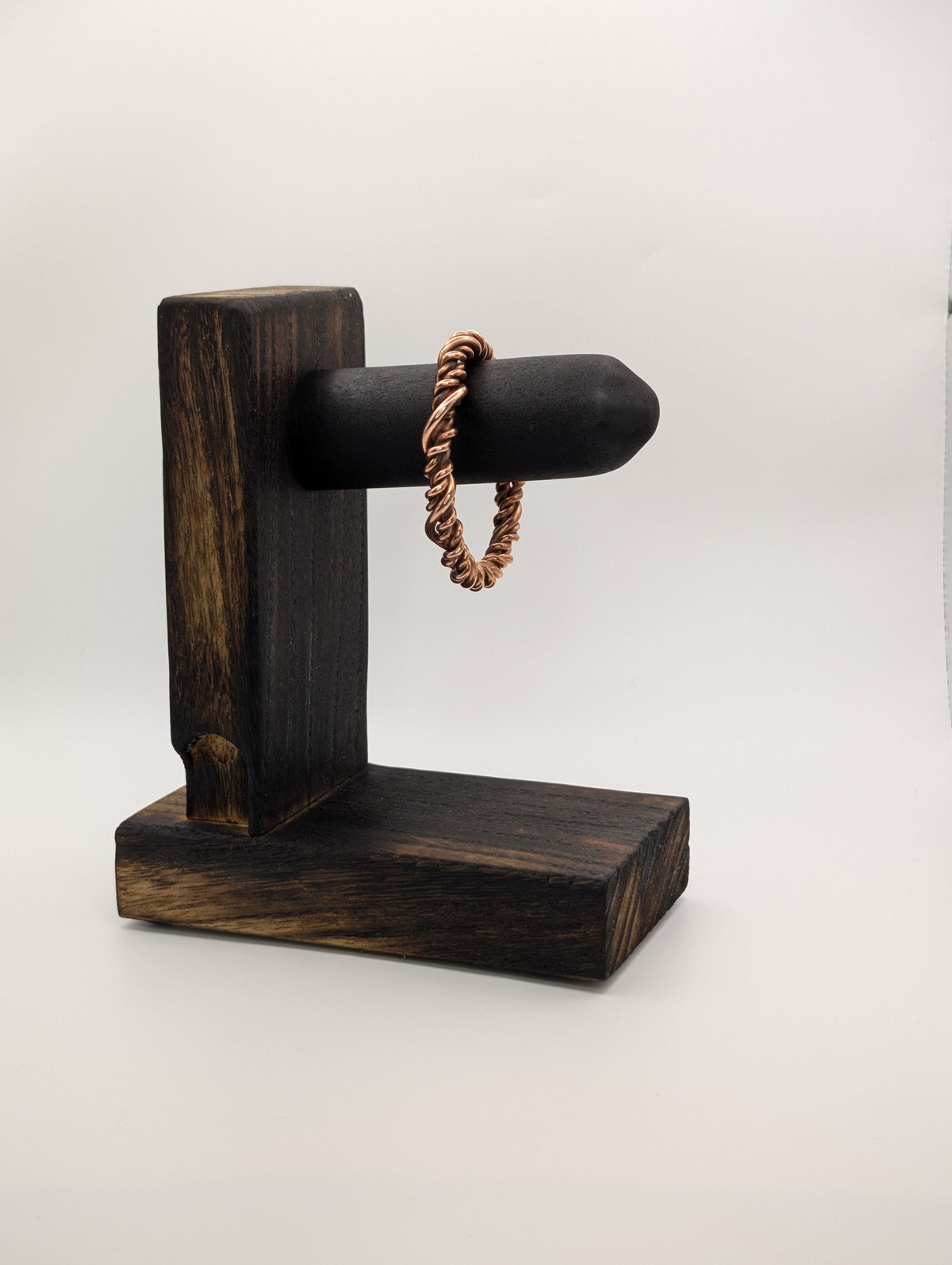 Handmade Dual-Gauge Copper Cuff | 5-Strand Hybrid Twist | 10 & 12 AWG