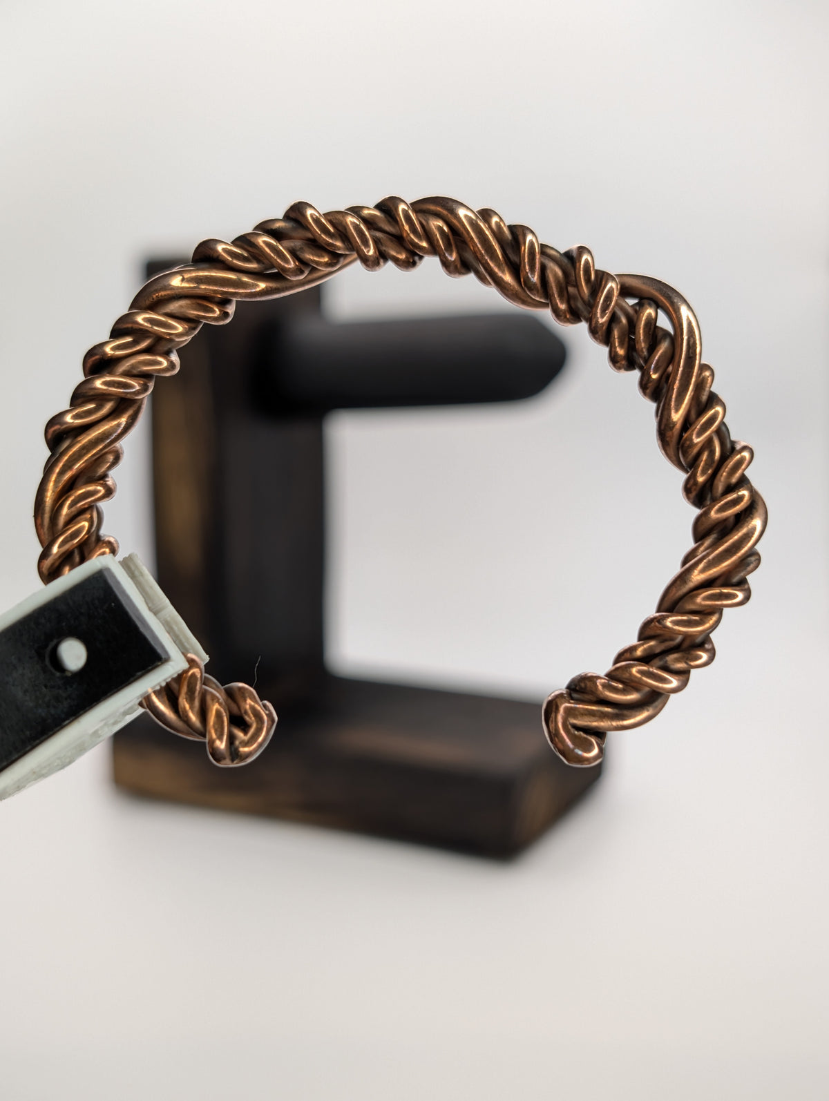 Handmade Dual-Gauge Copper Cuff | 5-Strand Hybrid Twist | 10 & 12 AWG