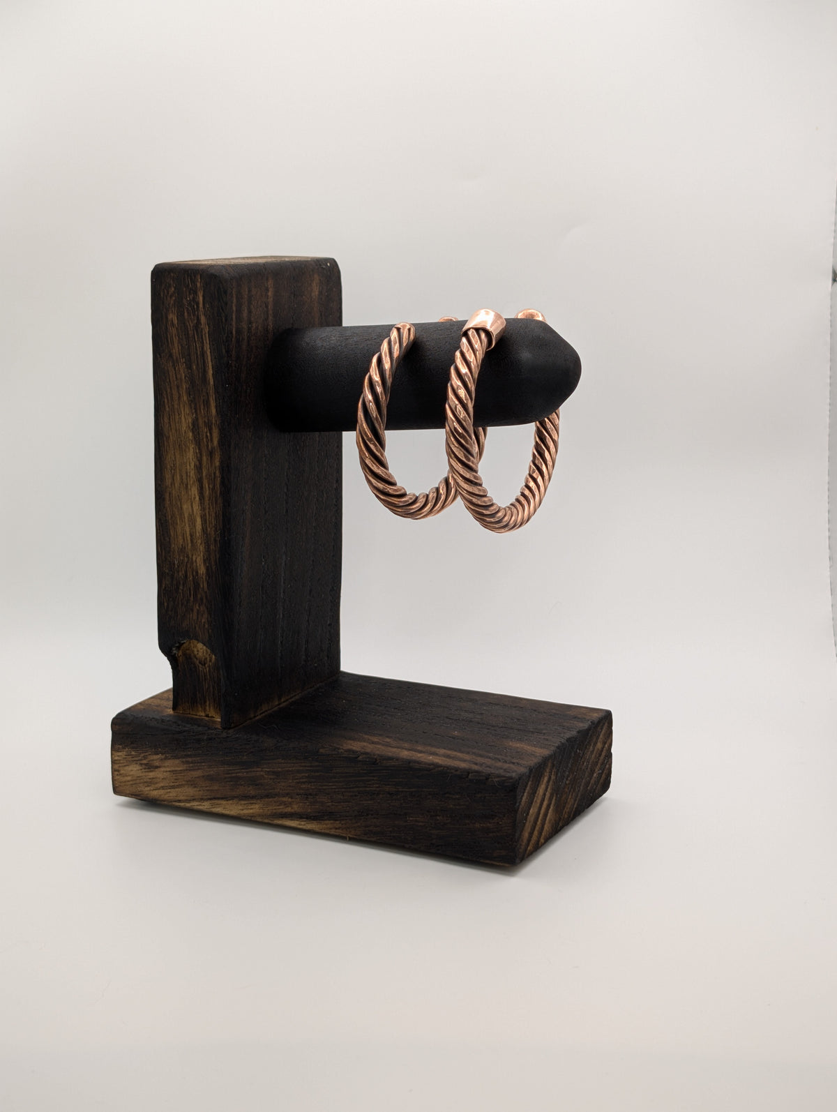 Handmade 6-Strand Twisted Copper Cuff | Choose Your End Finish | 10 AWG