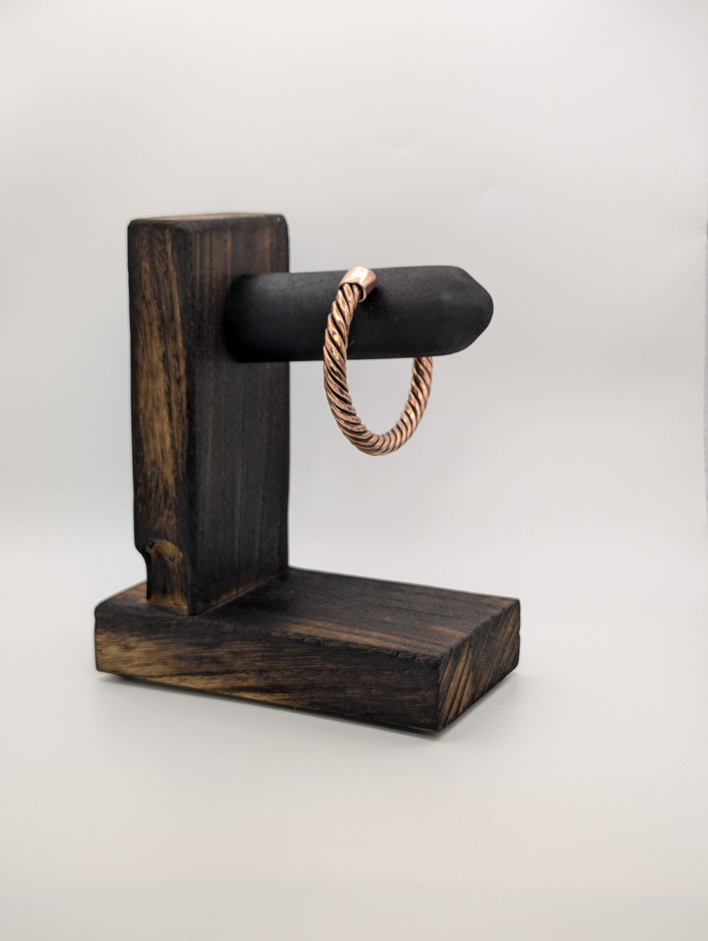 Handmade 6-Strand Twisted Copper Cuff | Choose Your End Finish | 10 AWG