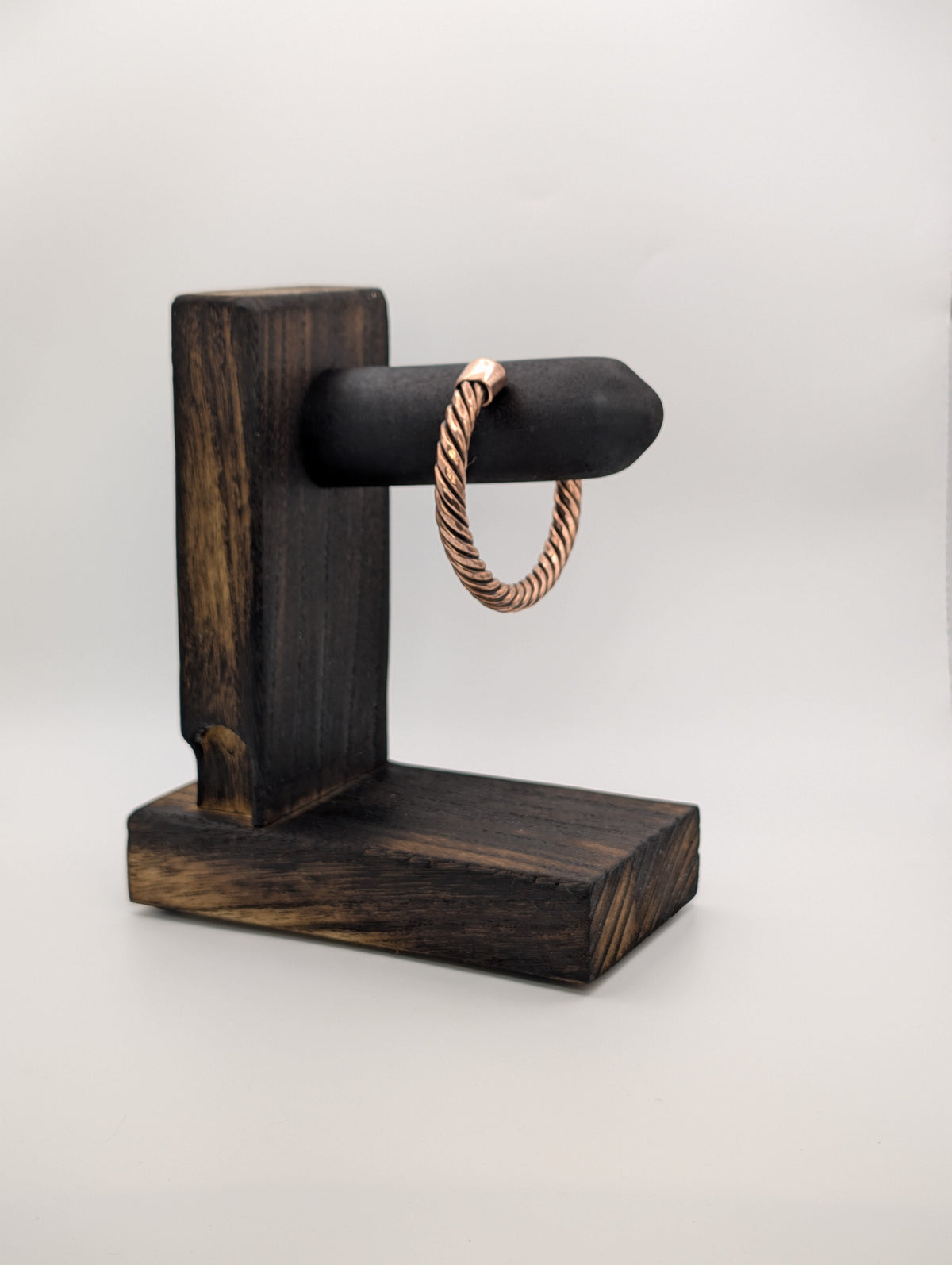 Handmade 6-Strand Twisted Copper Cuff | Choose Your End Finish | 10 AWG
