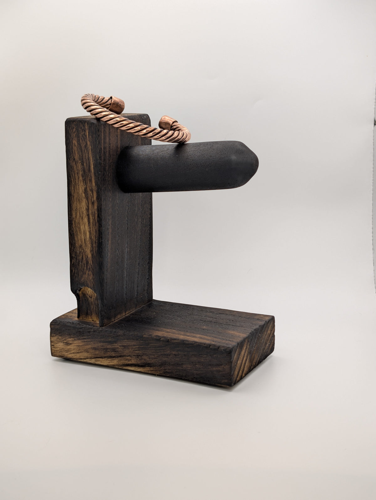 Handmade 6-Strand Twisted Copper Cuff | Choose Your End Finish | 10 AWG