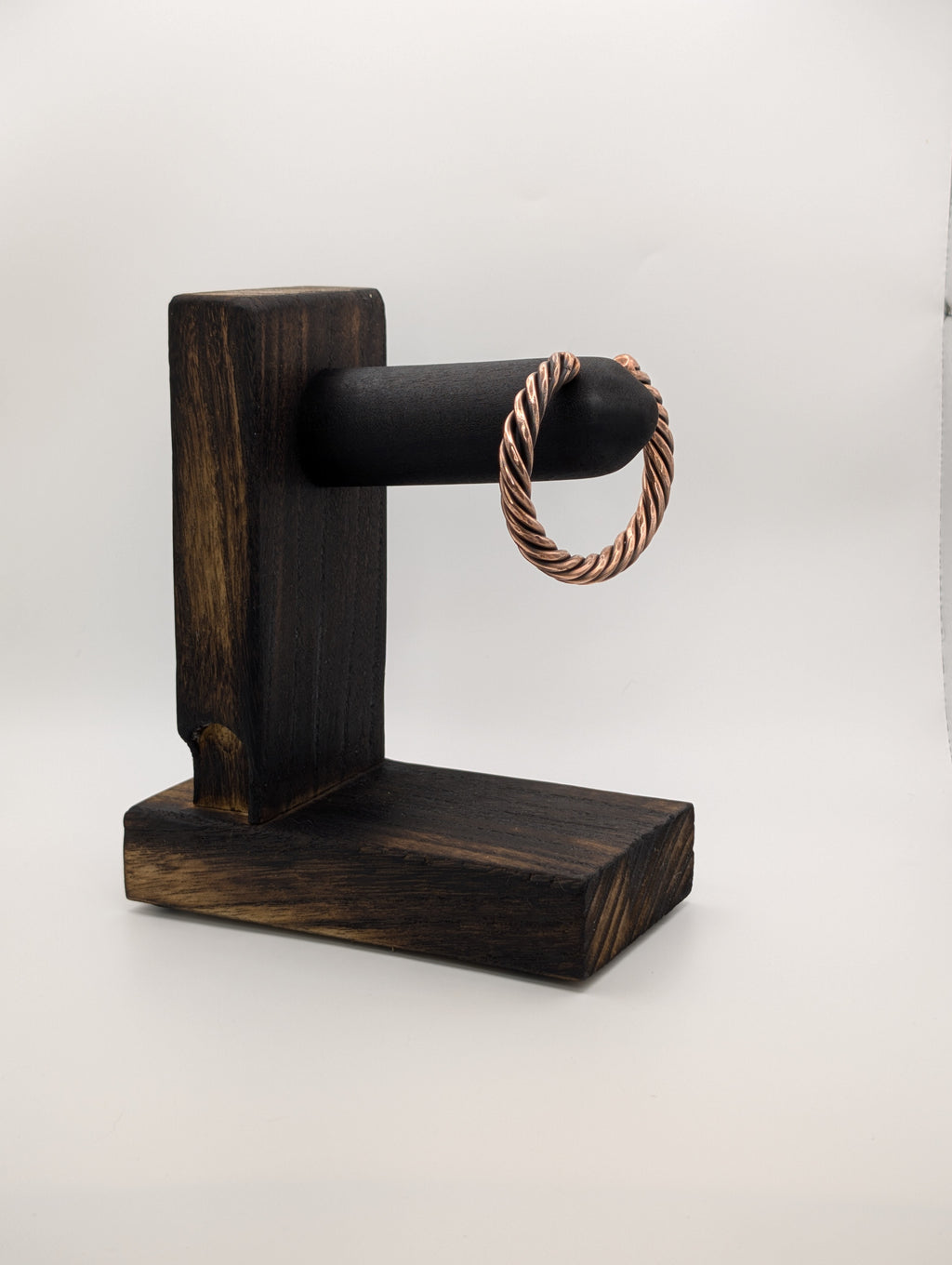 Handmade 6-Strand Twisted Copper Cuff | Choose Your End Finish | 10 AWG