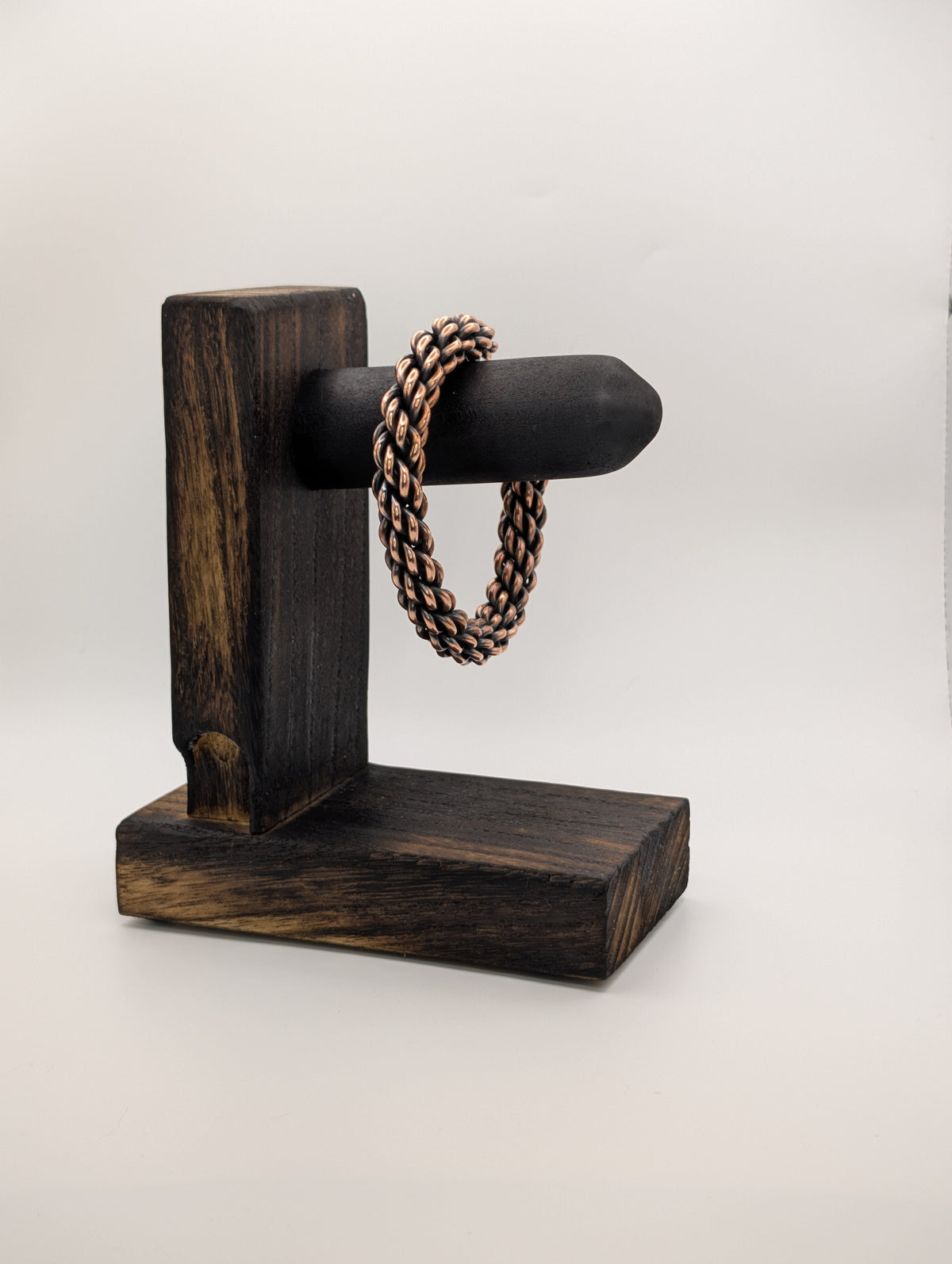 Handmade Cable-Laid Copper Cuff | 9-Strand Counter-Lay | 10 AWG