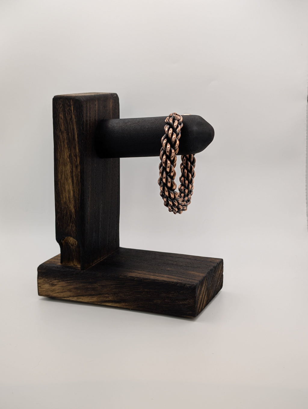 Handmade Cable-Laid Copper Cuff | 9-Strand Counter-Lay | 10 AWG