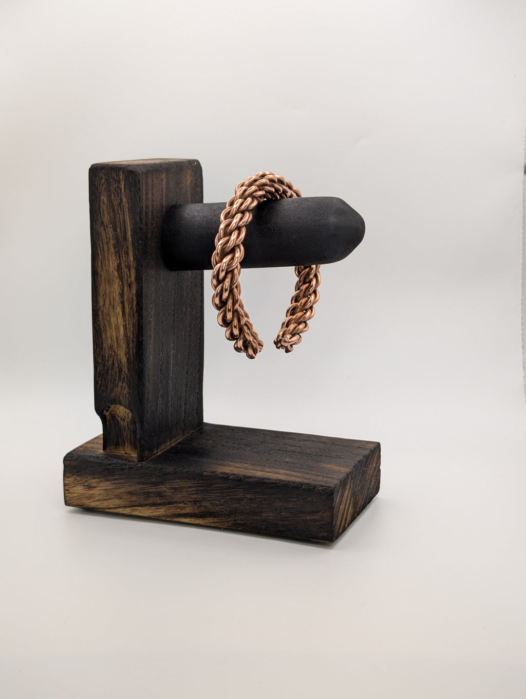 Handmade Cable-Laid Copper Cuff | 9-Strand Counter-Lay | 10 AWG