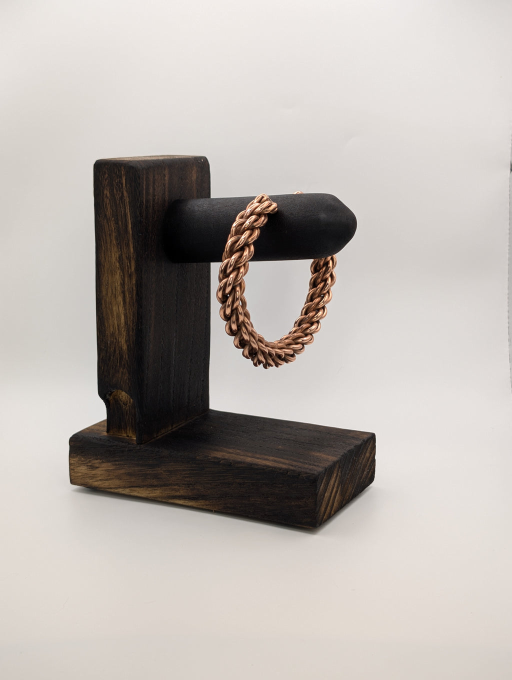 Handmade Cable-Laid Copper Cuff | 9-Strand Counter-Lay | 10 AWG